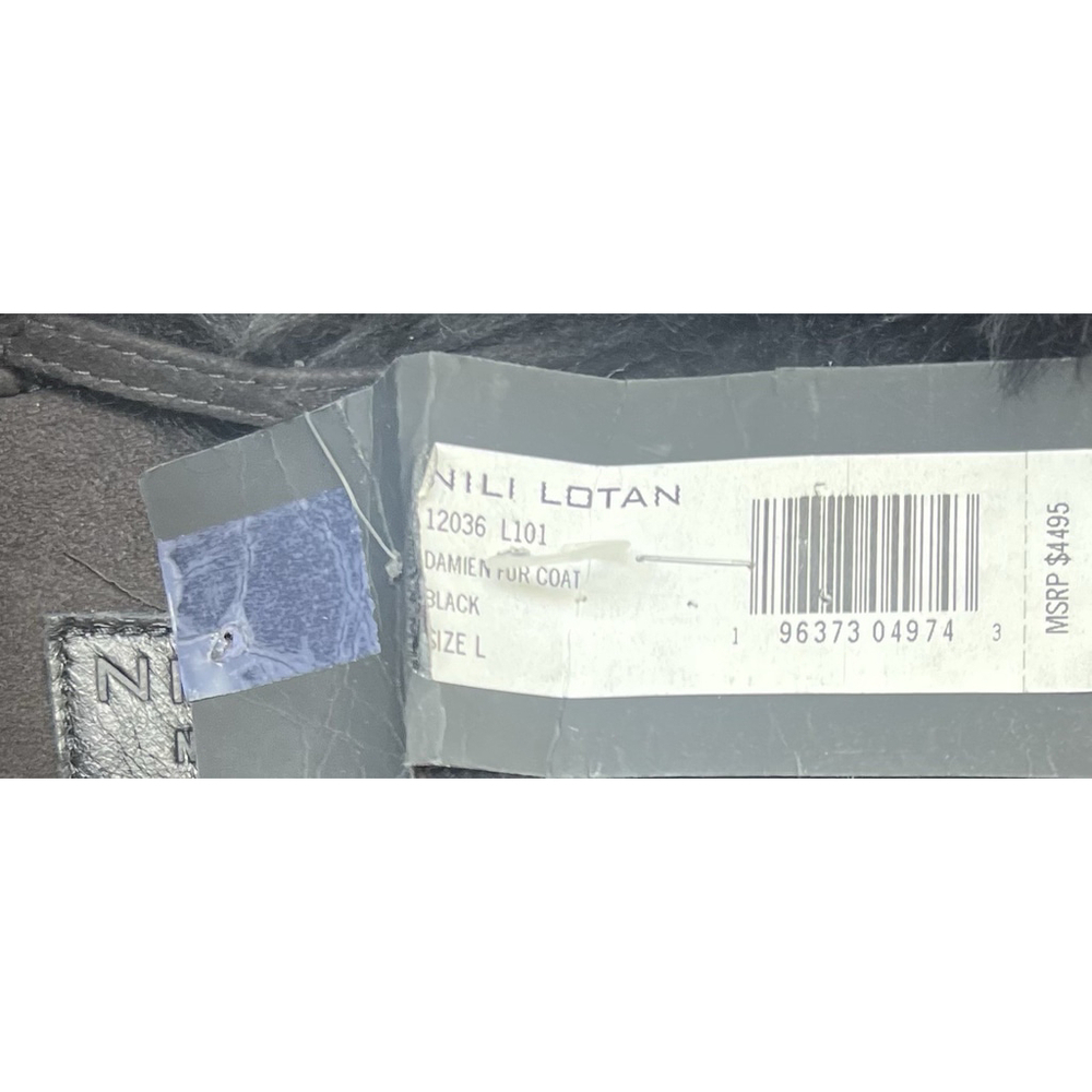 NWT $4495 Nili Lotan Damien Shearling Toscana Coat Size Large Oversized Luxury - Picture 16 of 16